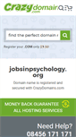 Mobile Screenshot of jobsinpsychology.org